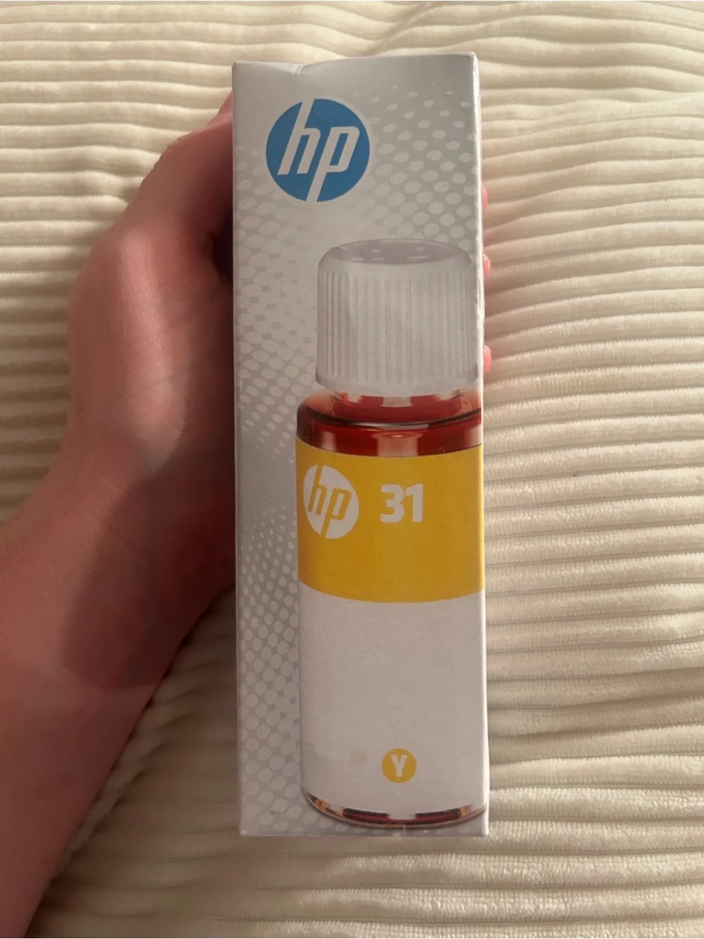Genuine HP 31 Yellow Ink Bottle For HP Smart Tank Plus 550 650 - December 2021